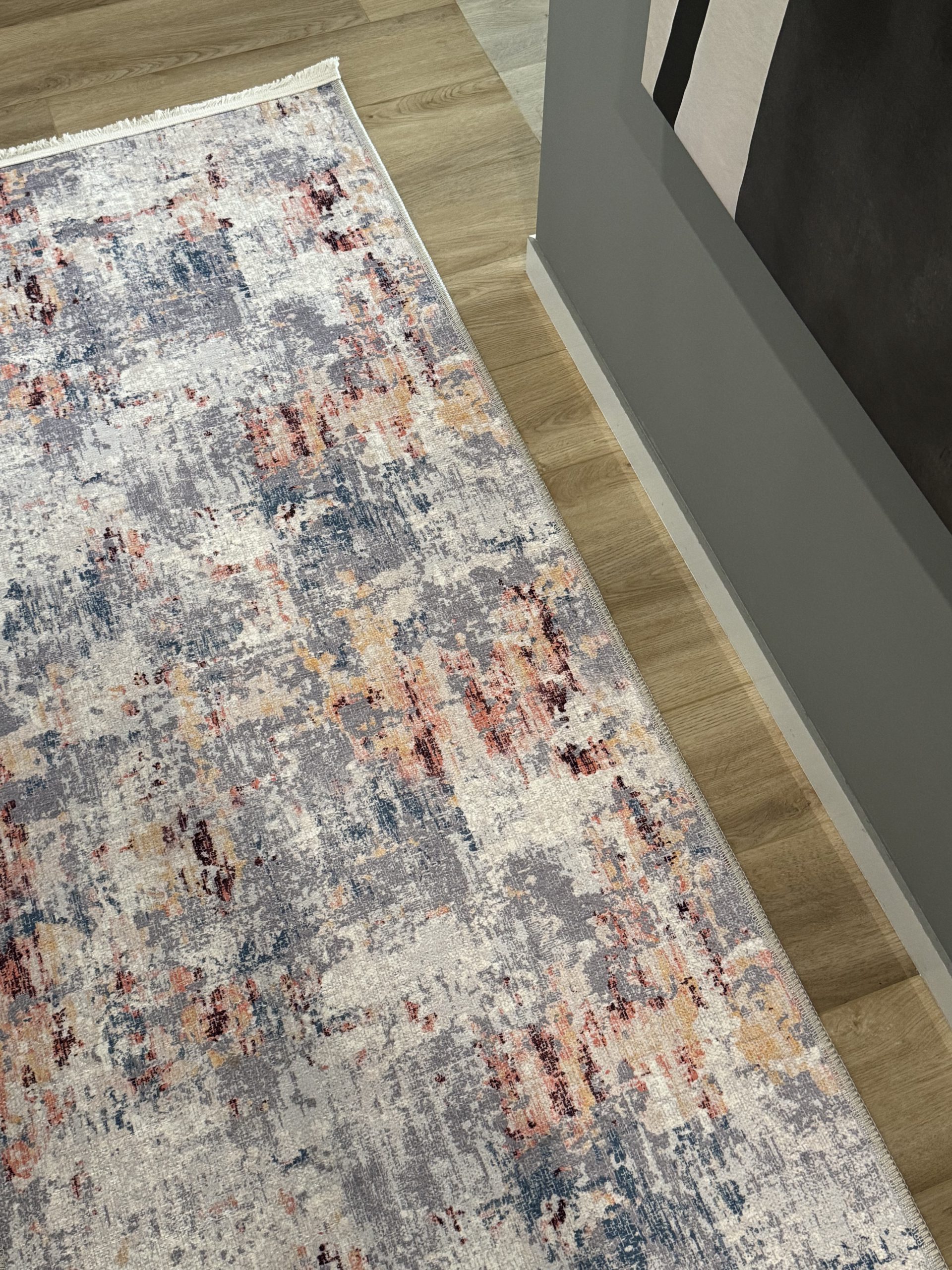 Безворсовий антиковзаючий килим з шенілу “М’яке відлуння”