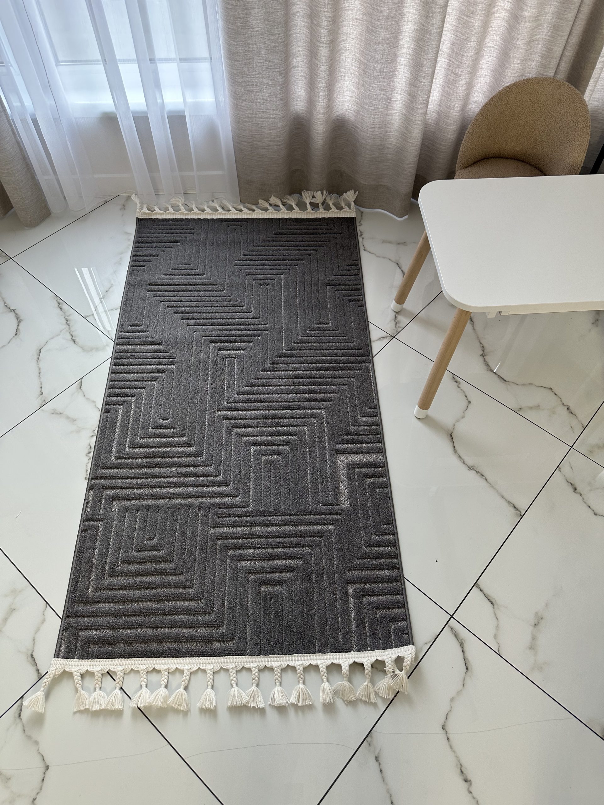 Рельєфна модель з середнім ворсом Dolche 3089H ANTRACITE