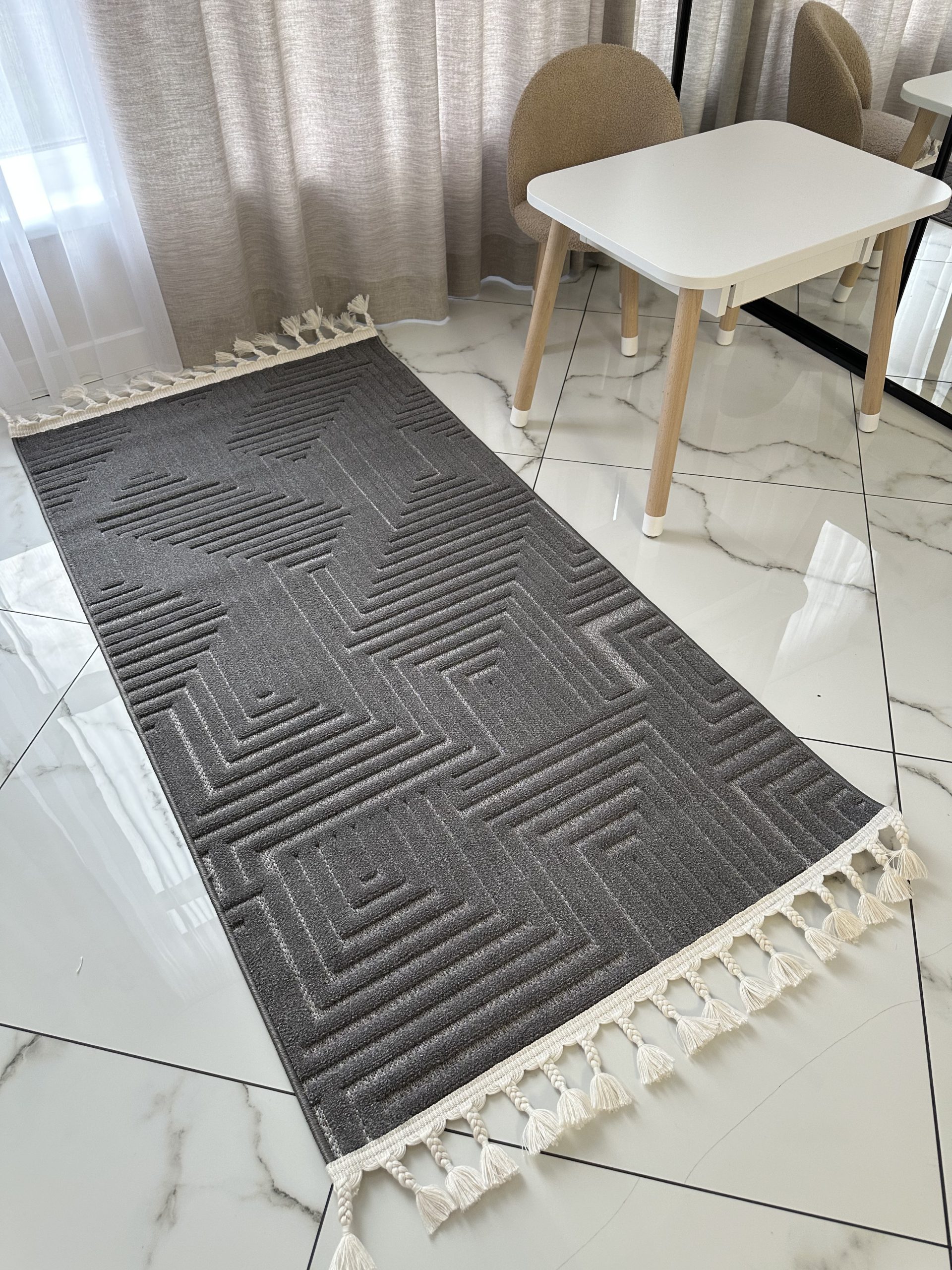 Рельєфна модель з середнім ворсом Dolche 3089H ANTRACITE