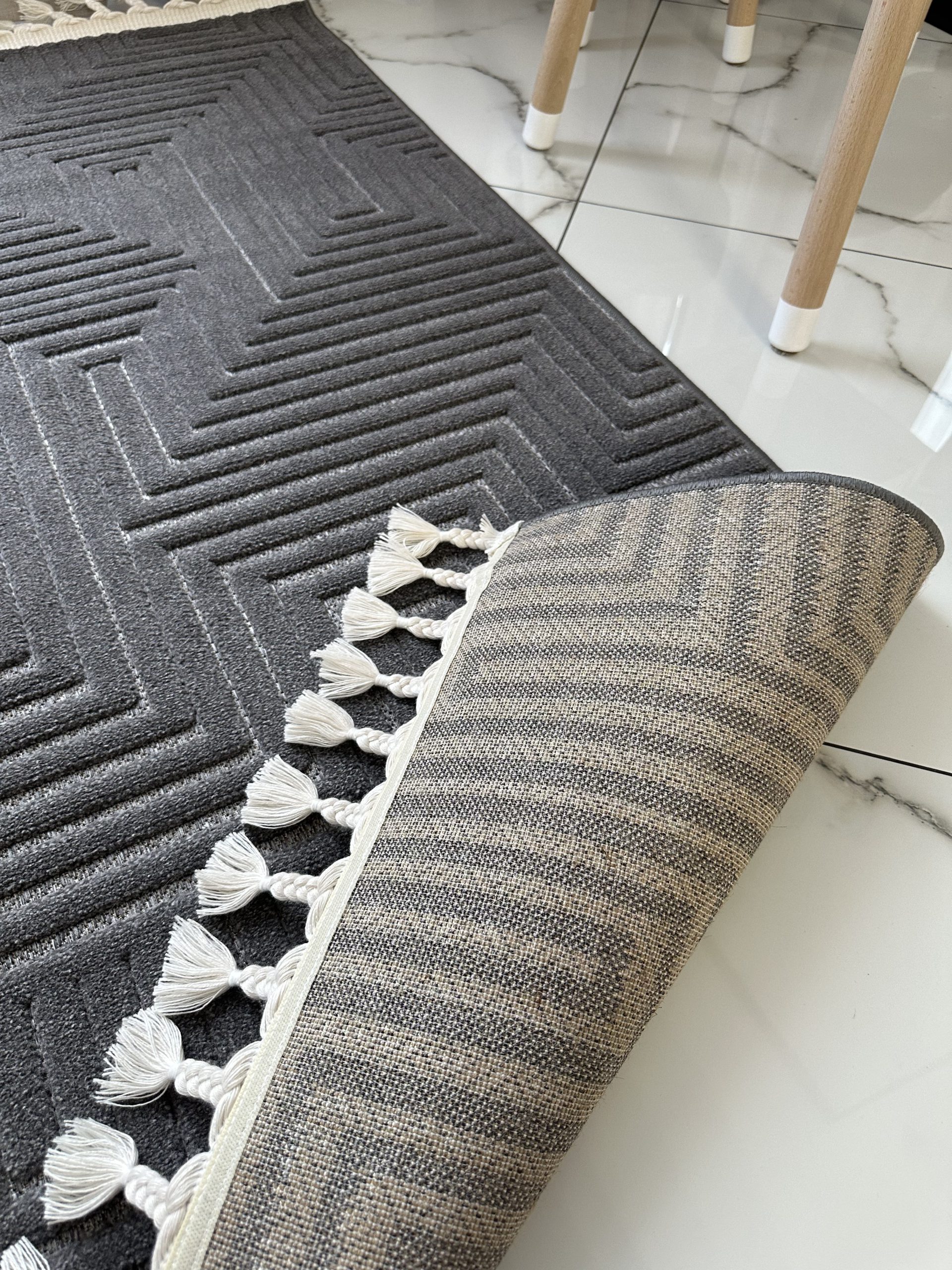 Рельєфна модель з середнім ворсом Dolche 3089H ANTRACITE