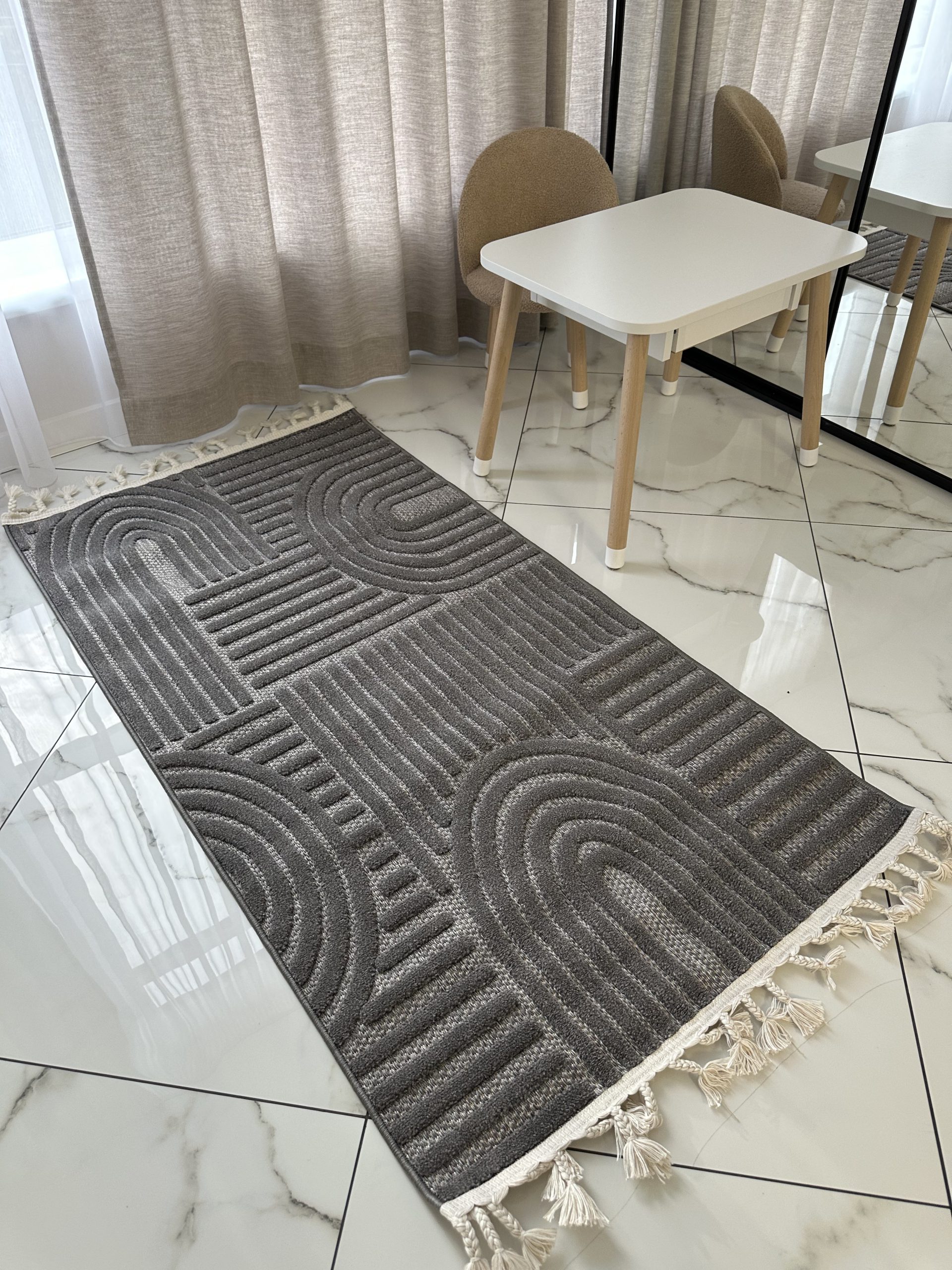 Рельєфна модель з середнім ворсом Dolche 3606C ANTRACITE,