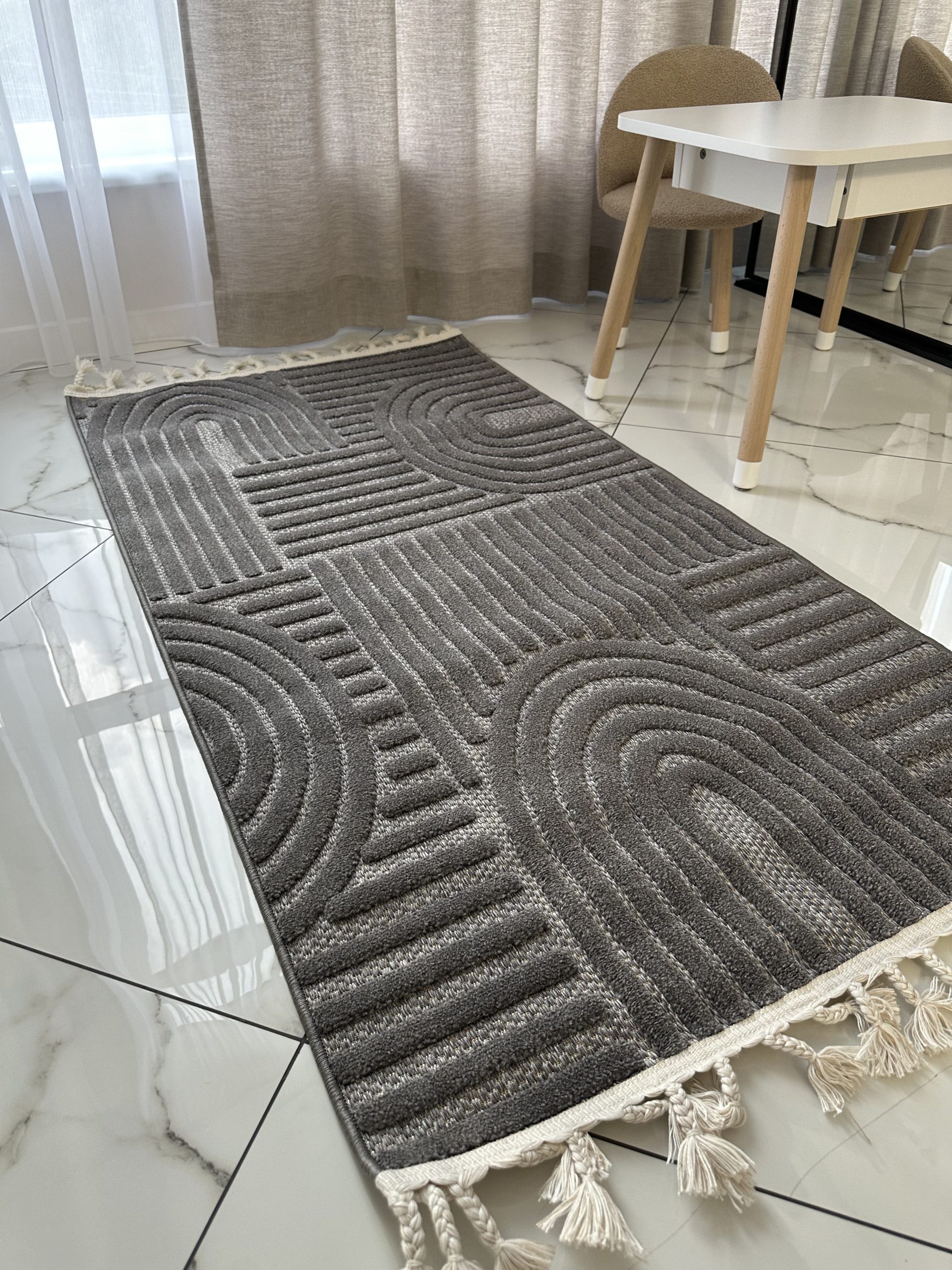 Рельєфна модель з середнім ворсом Dolche 3606C ANTRACITE,