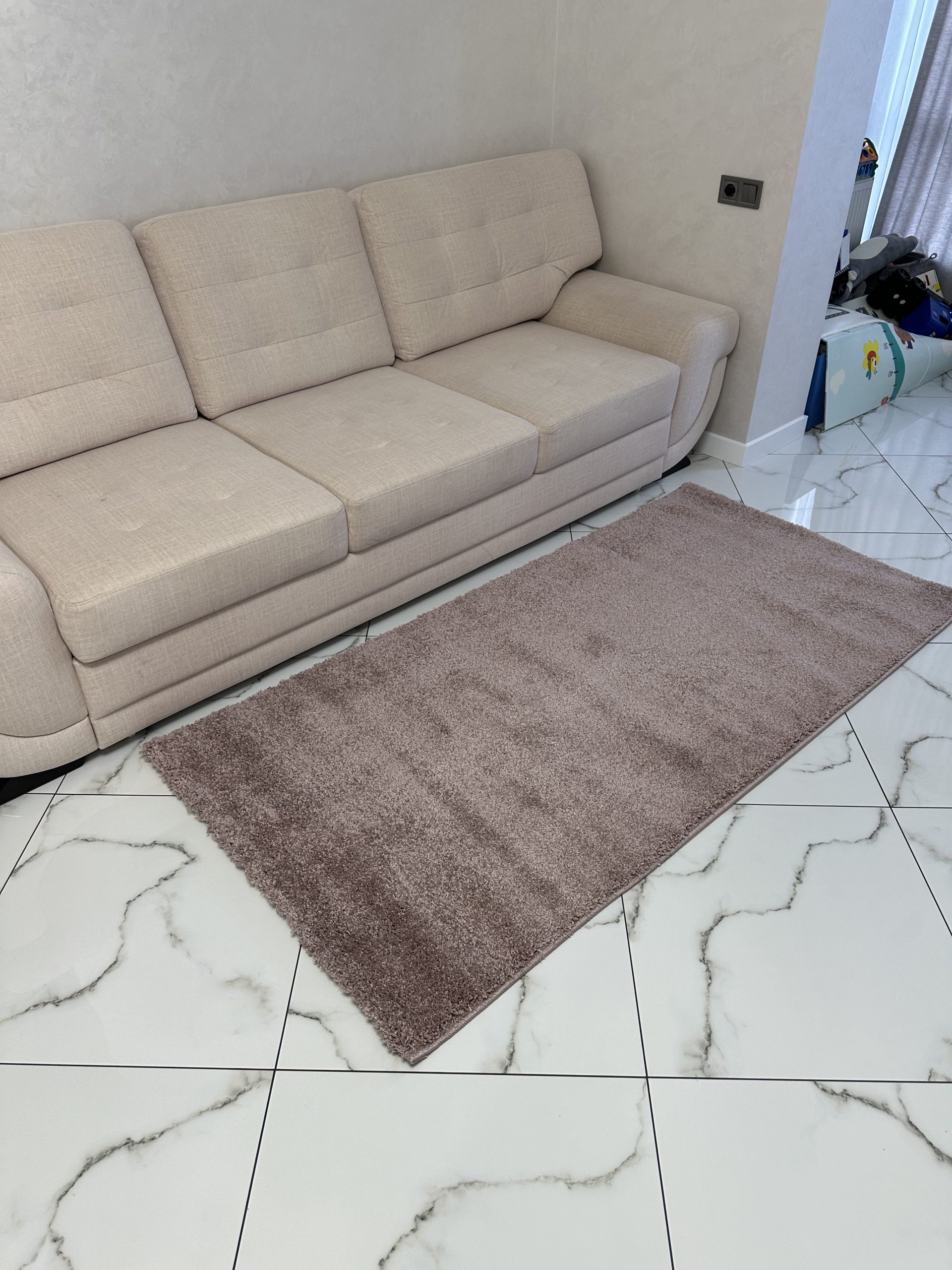 Килим з високим ворсом Fantasy Gray 12500/75