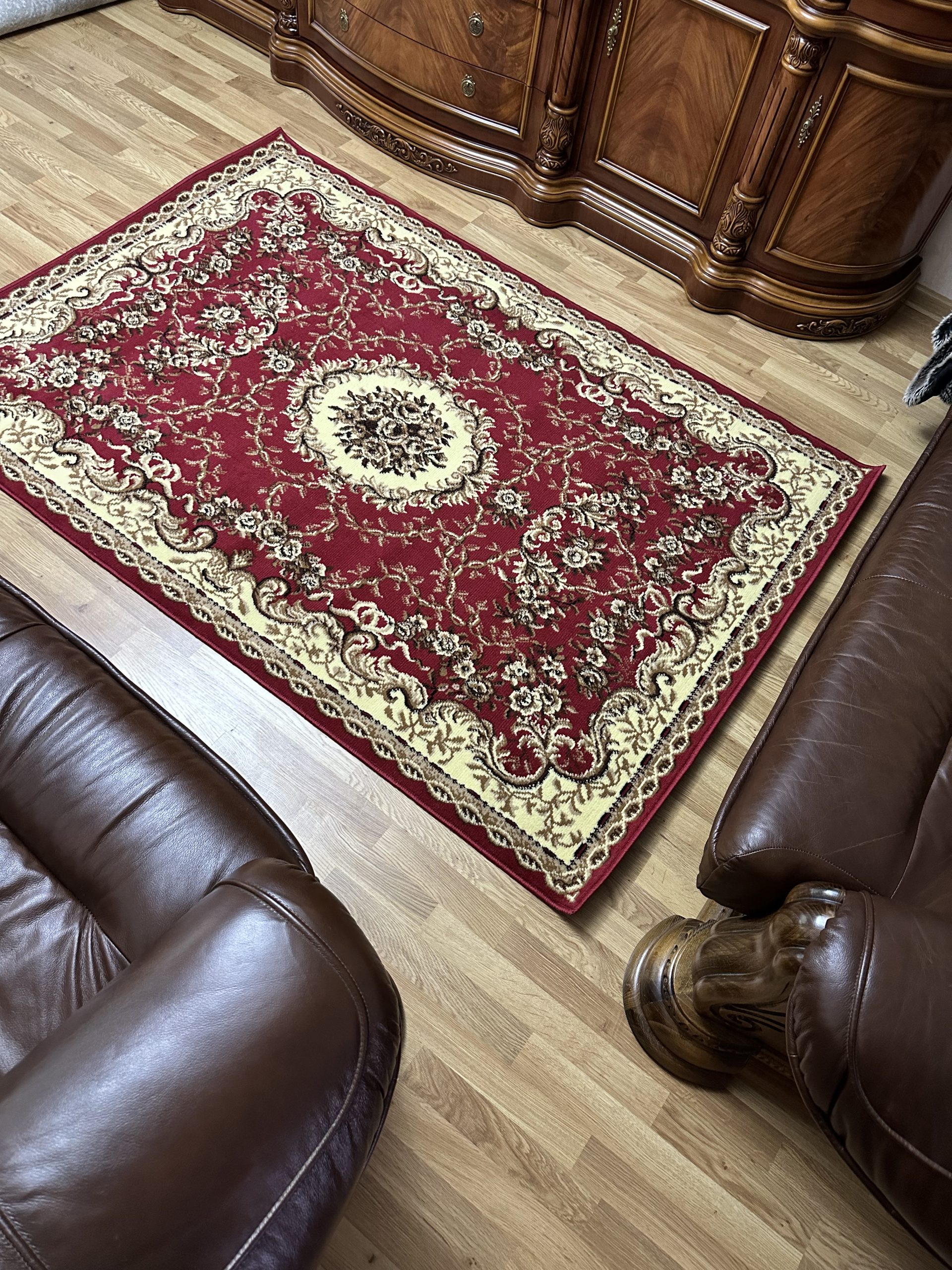 Класичний килим з низьким ворсом Gold 358/22