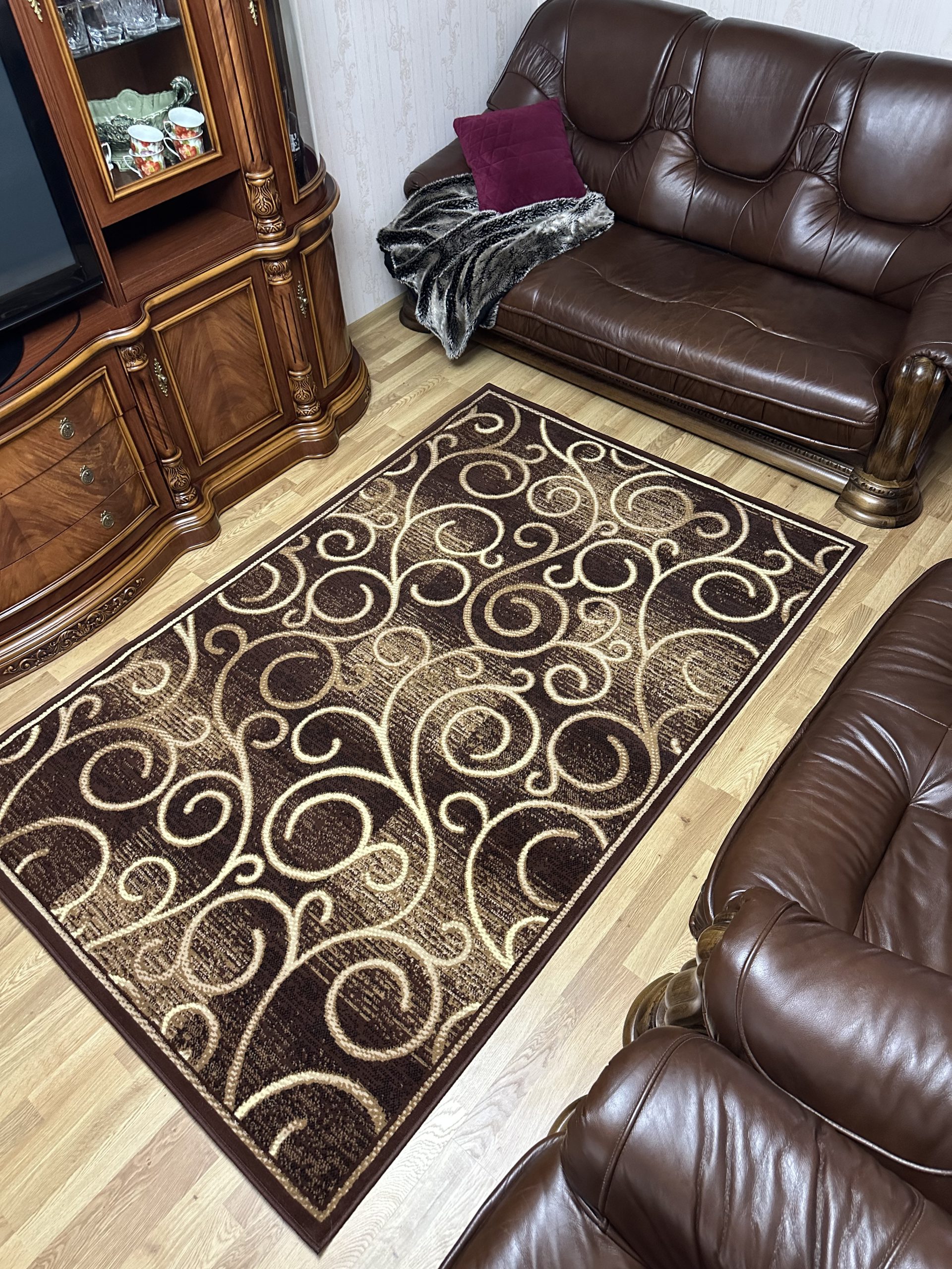 Класичний килим з низьким ворсом Gold 277/12