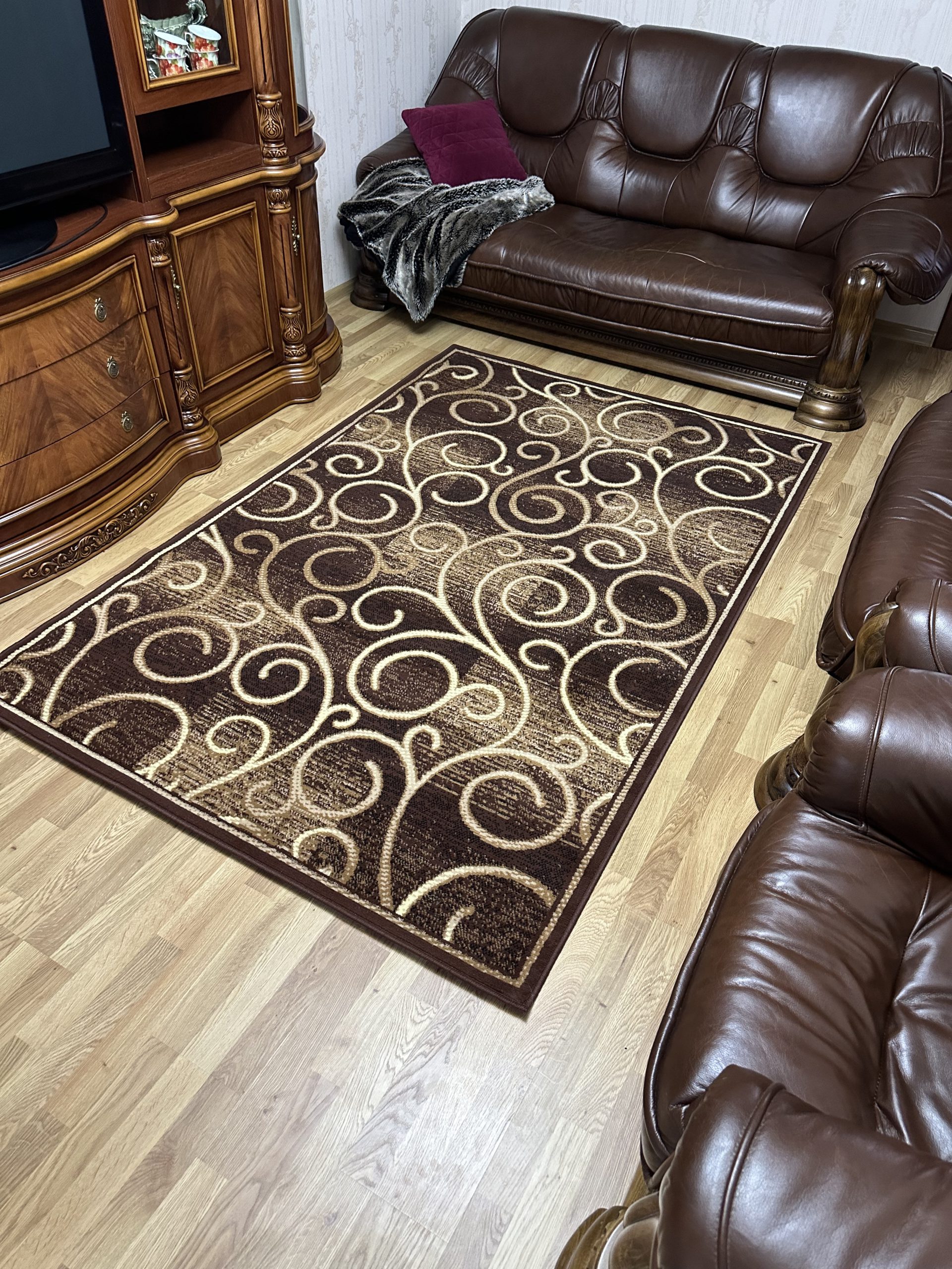 Класичний килим з низьким ворсом Gold 277/12