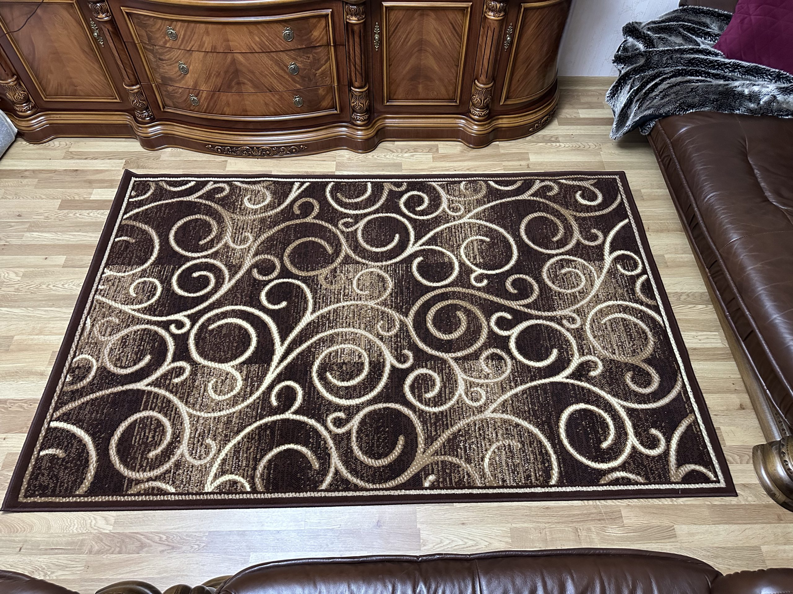 Класичний килим з низьким ворсом Gold 277/12